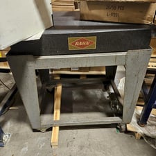 Rahn, granite surface plate with stand