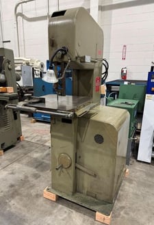 16" x 12" DoAll #1612-0, vertical bandsaw, 3/4" blade, variable speed, blade weld/grind, 1968