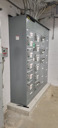Square D, 6, 600 amp MCC, surplus, 2022