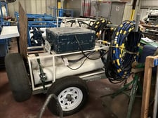 Portable air diving / scuba replacement trailer, air diving trailer, single axle trailer