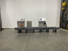 19.68" Elumatec #DG-142, double miter saw, motorized fixed head, 90° - 45° tilting range