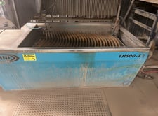 Techni #TJ1500X2, waterjet cutting system, 4' x 8', operators pendant control, 50 HP, 2-Axis, 2010