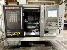 Mori Seiki #NZX-2500/600L, Twin Turret CNC lathe, 36.2" swing, 10" chuck, 4" bar, chip conveyor, tooling, 2012