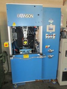 Branson #0187-IRAM-MINI-MEDUSA, plastic welding system, chiller, Control, spares, 2002