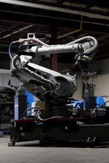 Yaskawa, Motoman HP165-100, material handling, 12' linear track with ATI tool changer, 2007