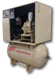 38 cfm, 210 psig, Ingersoll-Rand, rotary screw air compressor, 15 HP, 380 V., 2020