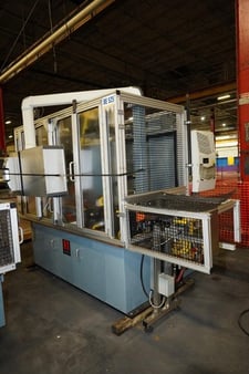 100 lb. Hines #HVR-100-FA, vertical balancing machine, up to 18" diameter, up to 6" height, 460 V., 2017