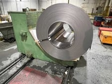 60" x 7" Stamco, slitting line, 40000 lb., 16"-20" ID, hydraulic expansion, 1984