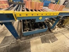 6000 lb. x 60 O.D. K & S, pick & place downlayer, 65" roll face, 2.5"roll diameter, 48" passline