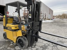 8000 lb. Yale #GLC080LJNGAE088, forklift, LPG, class III, 4-way valve, solid tire, 2006