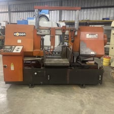 22" x 20-1/2" Cosen #C-520NC-SNC, automatic dual column horizontal band saw, 2-7/64" x 250" x 1/16" blade