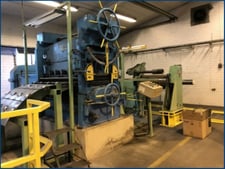 49" x 1.18" TSI / AKV, Cut-To-Length line, 20 ton, entry coil car, uncoiler, disc brake, 2002