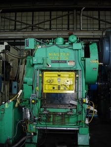 60 Ton, Minster #P2-60-36, high speed press, 2" stroke, 17.5" Shut Height, 36" x25" bed, 125-375 SPM