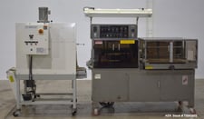 TPA 1000 Automatic L-Bar Shrink Wrapper with Texwrap Model T1322 Shrink Tunnel, Wrapper has approx 19" W x