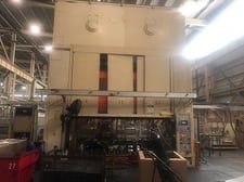 400 Ton, Fagor, 4-point straight side double crank press, 14" stroke, 26" -41.15" Shut Height, 144" x96" bed