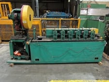 7 Stand, Custom, rollformer with inline punch press, 2" arbor, 8.5" roll space, 1.5 HP