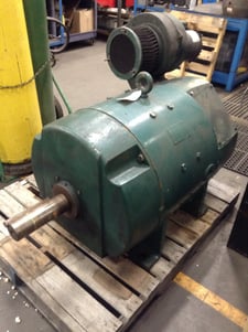 150 HP 1750/2000 RPM General Electric, Frame 505A, DPFG, 500 VA, 150/300 VF