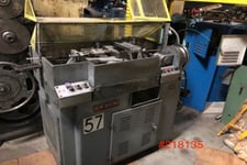 Baird #00, 4-slide machine, .040" wire diameter, 7/16" width, 3/4 HP, H-head, cutoff, single plane