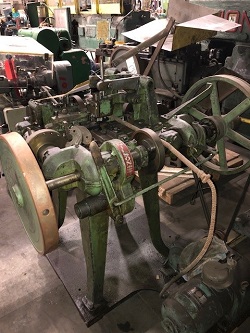 Nilson #S-0, 4-slide machine, 1/16" wire diameter, 1" strip width, 6" feed length, 95-290 SPM