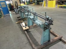 .25" Shuster #1AVS5, wire straightener & c ut-off, 20-200 FPM, 10' cutoff rack, 5 HP, 1994