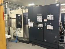 Makino #a61NX, 4-Axis CNC horizontal machining center, 60 automatic tool changer, 28.7" X, 25.5" Y, 31.4" Z