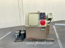 Timesavers #HZ-30, rotary tumbler deburring machine, 4 Bin, 10" x 6.5"inside dim of bins,variable speed