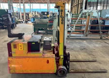 2500 lb. Big Joe #PDC-25-106, electric lift truck, walk behind, 106" lift height