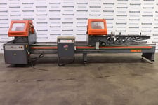 Tekna #TK145/10, power automatic double miter aluminum cutting circular saw, 2007