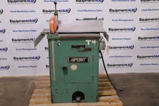 Technik Associates #HiPoint, pneumatic 18" upcut cutoff saw, 10 HP, overhead hold down clamp