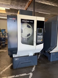 DMG, Mori Seiki #Milltap-700, vertical machining center, 25 automatic tool changer, 27.6" X, 16.5" Y, 15" Z