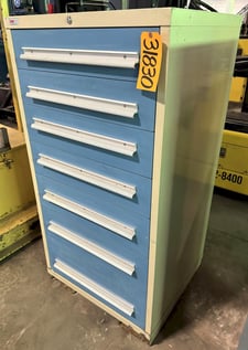 7 Drawer Lyon storage cabinet, 27-3/4" D x 30" W x 59" H