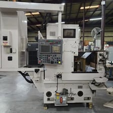 Karats #GSM-12N, CNC gear shaper, 4-Axis CNC controlled w/Fanuc 18 controls, 10" dia. x 2" stroke, 2006