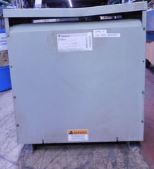 75 KVA 480 Primary, 208/120 Secondary, General Electric 9T23B3874 type QL transformer, 1 yr warranty