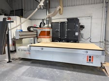 Holz-Her #Dynestic-7516, flat table machine, 5' x10'tbl., 122.2" X, 61.45" Y, 16.5" Z, 8 ATC, 24k RPM, 2017