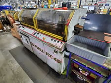 1.75" T-Drill #TCC-45-HF-RF-6000, straight tube cutoff machine, digital read out, dual coil reels