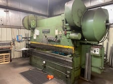 225 Ton, Cincinnati #Series-9, automatic cycle press brake, 12' overall, 126" between housing, 3" stroke, 8"