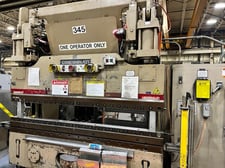 90 Ton, Cincinnati #90AF Autoform, CNC press brake, 8' overall, 8" stroke, 8" throat, manuals