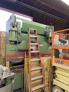 90 Ton, Cincinnati #90CBII, CNC press brake, 8' overall, 102-3/4" between housing, 8" stroke, 7" throat