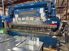 90 Ton, Cincinnati #90AF10 Plus Autoform, CNC hydraulic press brake, 12' overall, 126-1/2" between housing