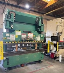 90 Ton, Cincinnati #90CB-II, CNC hydraulic press brake, 8' overall, 78" between housing, 8" stroke, 7"