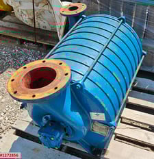 2000 scfm @ 4" Hg, Hoffman #4110B, baghouse centrifugal exhauster fan, 9 stages [2] #1272856