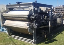 5.2' Textile Eng. #Durapress-1.6M, belt press, 1.6 meters, sludge dewatering, refurbished, #1271543