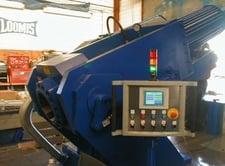 500 Ton Loomis #232-500DT-8-39, double tilt piston, ram extruder
