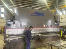 400 Ton, Pacific #K400-16, hydraulic press brake, 16' overall, 172-3/4" between housing, 12" stroke, 14"