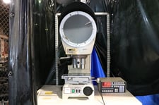 12" Nikon #V-12B, high-precision bench type optical comparator, vertical projection, 20X/50X/100X lenses
