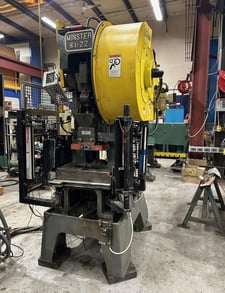 22 Ton, Minster #B1-22-20, high speed press, .5" stroke, 8.75" Shut Height, 2" adj., 21" x12.5" bed, Wintress