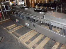 18" wide x 112" long, Key Iso Flo #431751-1, Shaker/Feeder, Stainless Steel sanitary construction, Stainless
