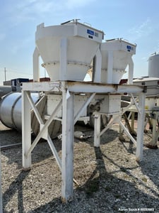 Tecnetics Industries Tecweigh Dual Volumetric Feeder System with Hoppers, 1.2 cu.ft. hopper capacity, 3/4hp