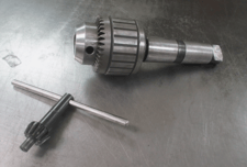 Jacobs #20N, ball bearing 3/8"-1" drill chuck, #5MT arbor, chuck key (YMC)