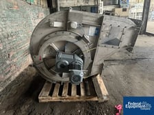 1472 cfm, Venti Oelde #GGA-69.107, blower, 1767/27 RPM, 2 HP, #SC-843 rotary screen separator